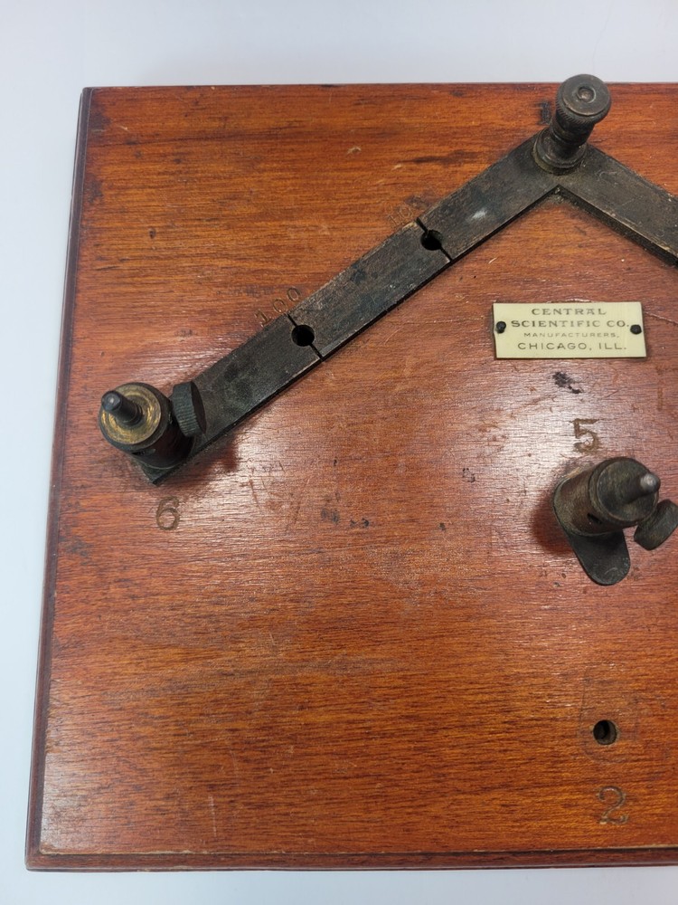Antique Wheatstone Bridge Central Scientific Co. Steampunk Display