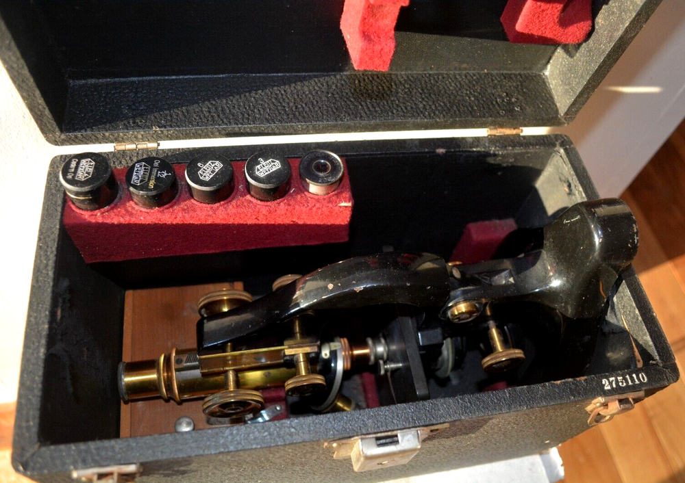 Ernest Leitz Wetzlar Microscope--1929