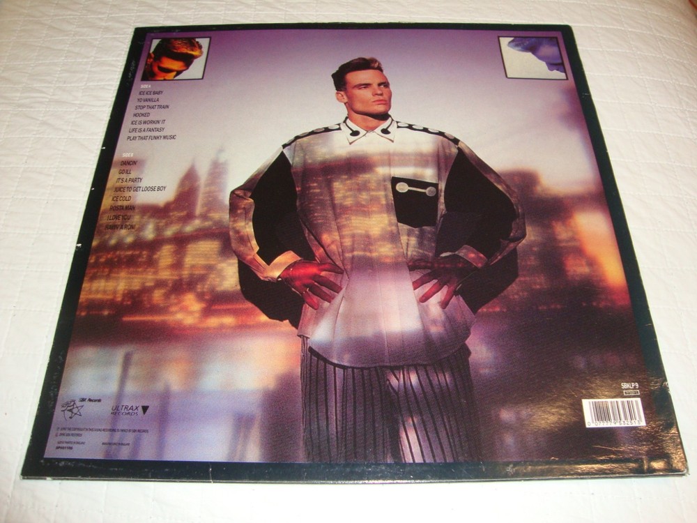 Vanilla Ice to the Extreme LP Signed