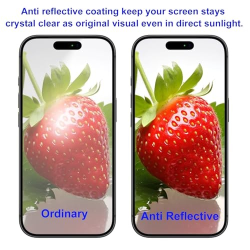 Anti Glare Screen Protector for Blue Light iPhone 17 Pro(6.3 inches)