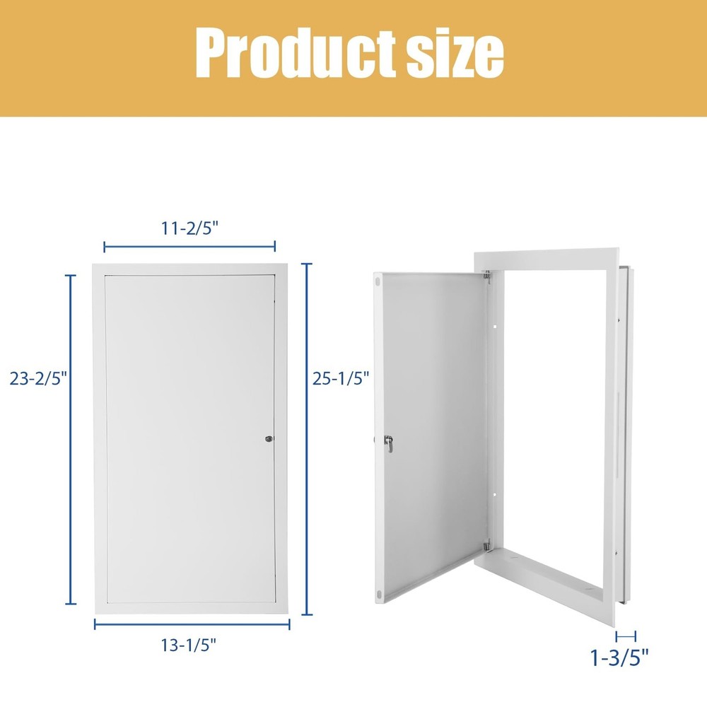 Thicken 1mm 12 x 24 Access Panel for Drywall,Attic Door, Ceiling Access Panel...