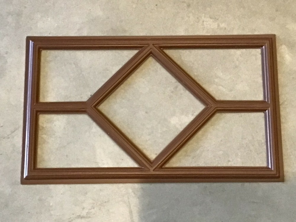8 Amarr Waterford Replacement Insert for Short Panel Amarr Garage Doors Walnut