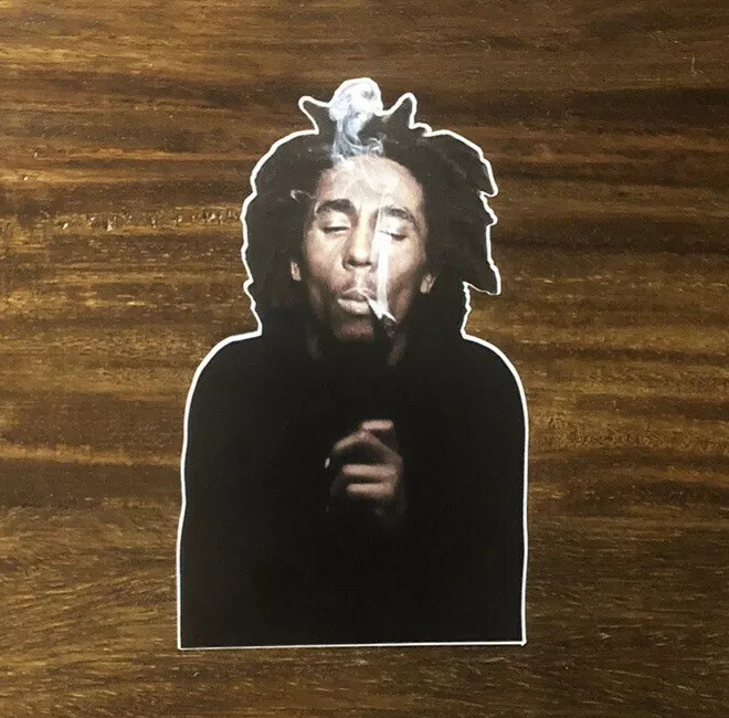 Bob Marley 4” Sticker