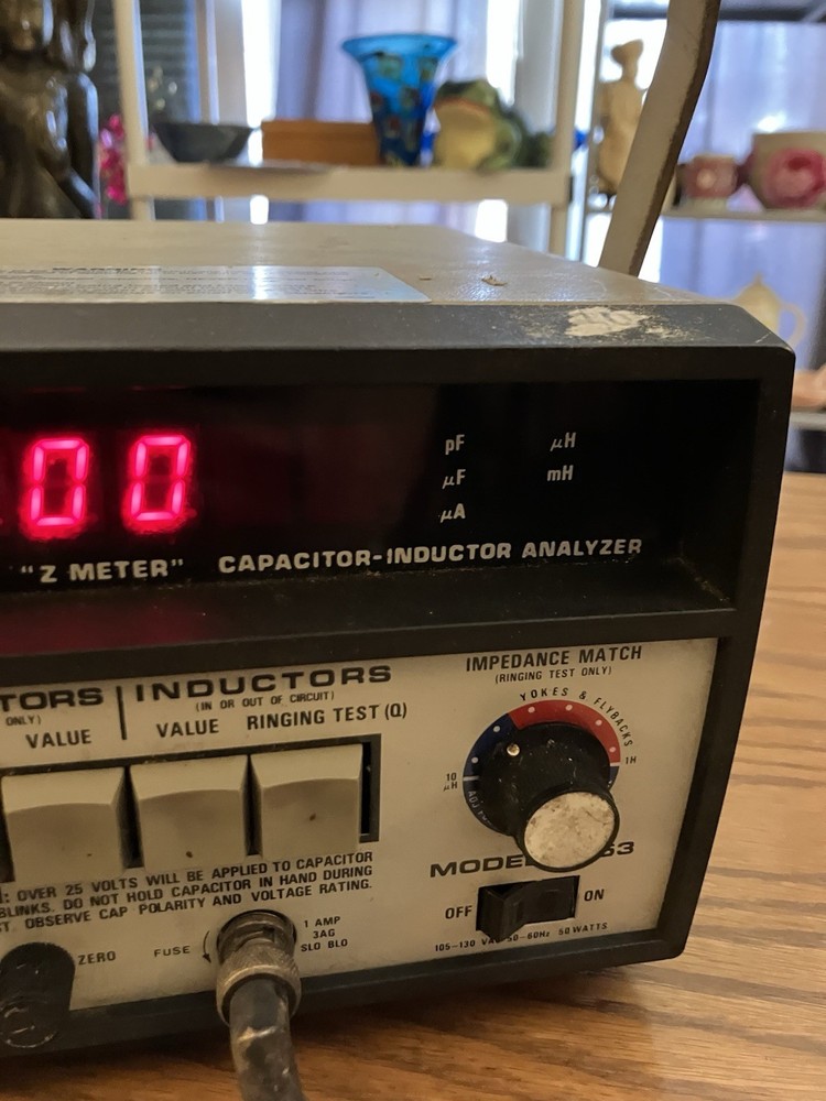 Sencore LC53 Z Meter Capacitor Capacitance Inductor Inductance Analyzer