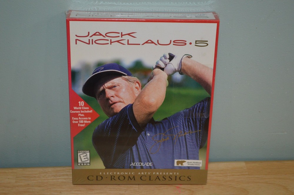 Brand NEW Sealed Jack Nicklaus 5 - PC GAME Golf Course Computer Game