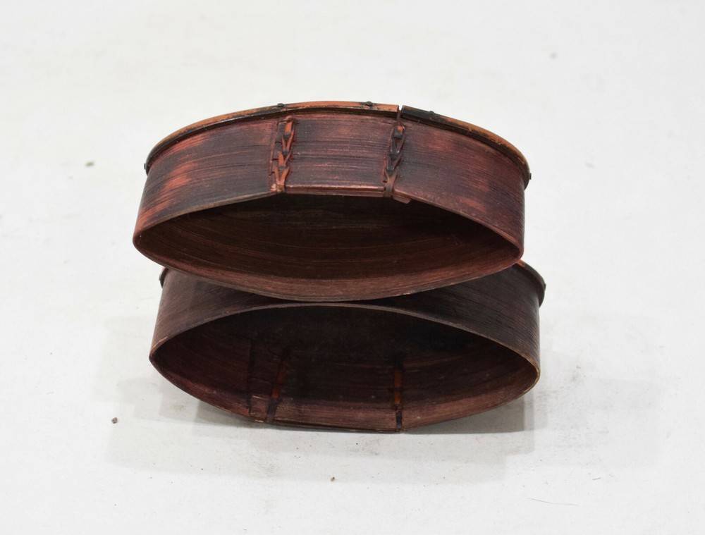 Boxes Assorted Indonesian Bamboo Oval Boxes