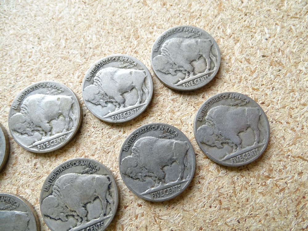 8 Assorted Buffalo Nickels / FedEx FS / 414933_8bn