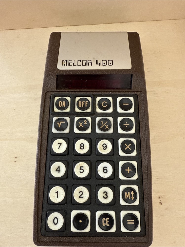 Vintage Melcor 400 Calculator Untested