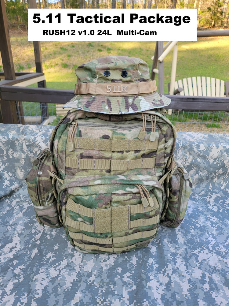 5.11 Tactical, Blackhawk, Eagle, LBT  - RUSH12 v1.0, 24L, Backpack Bundle