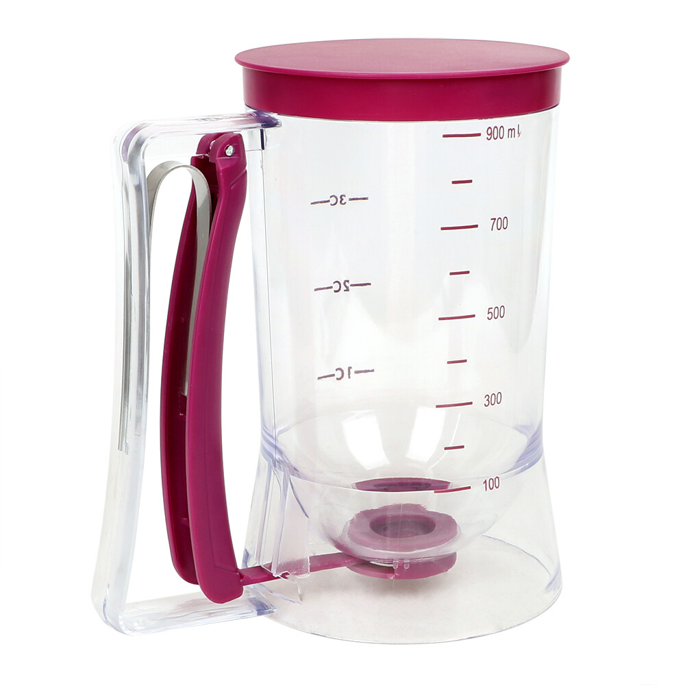 Pancake Baking Batter Dispenser Measuring Cup Muffin Cream Separator Tool 900ML