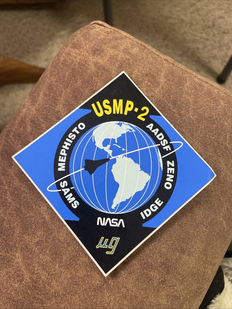 NASA Space STS-62 Space Shuttle Payload Sticker  USMP-2