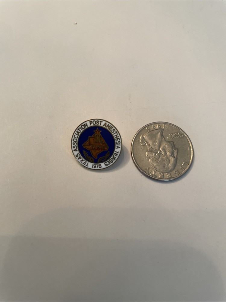Vintage Texas Association Post Anesthesia Nurses 1976 Pin