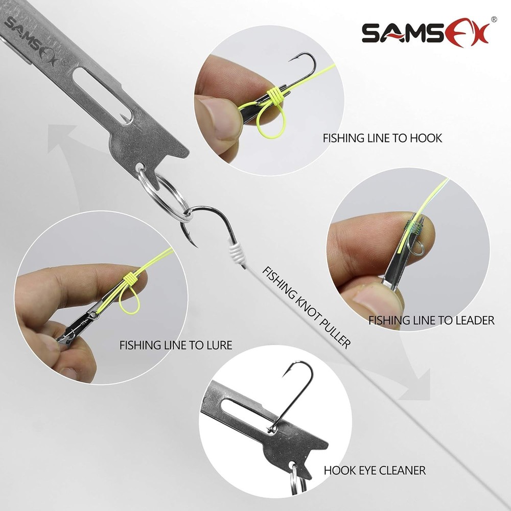 Essential Fishing Accessory: Hook Tying Tool, Loop Tyer & Zinger Retractor