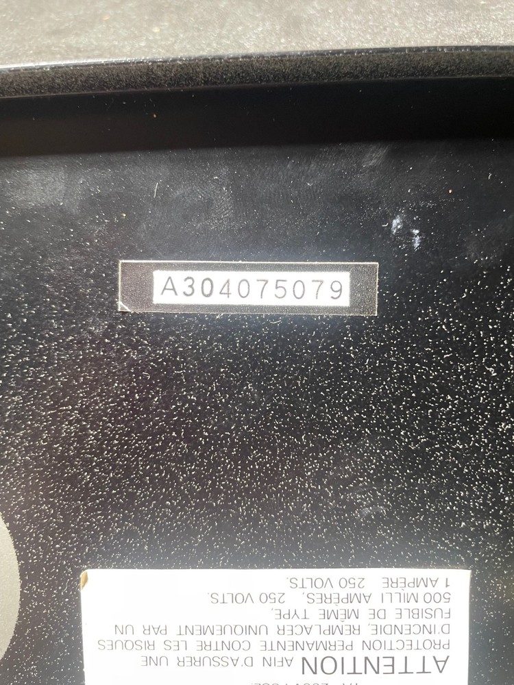 Nakamichi 480 Cassette Deck Part Rear Panel
