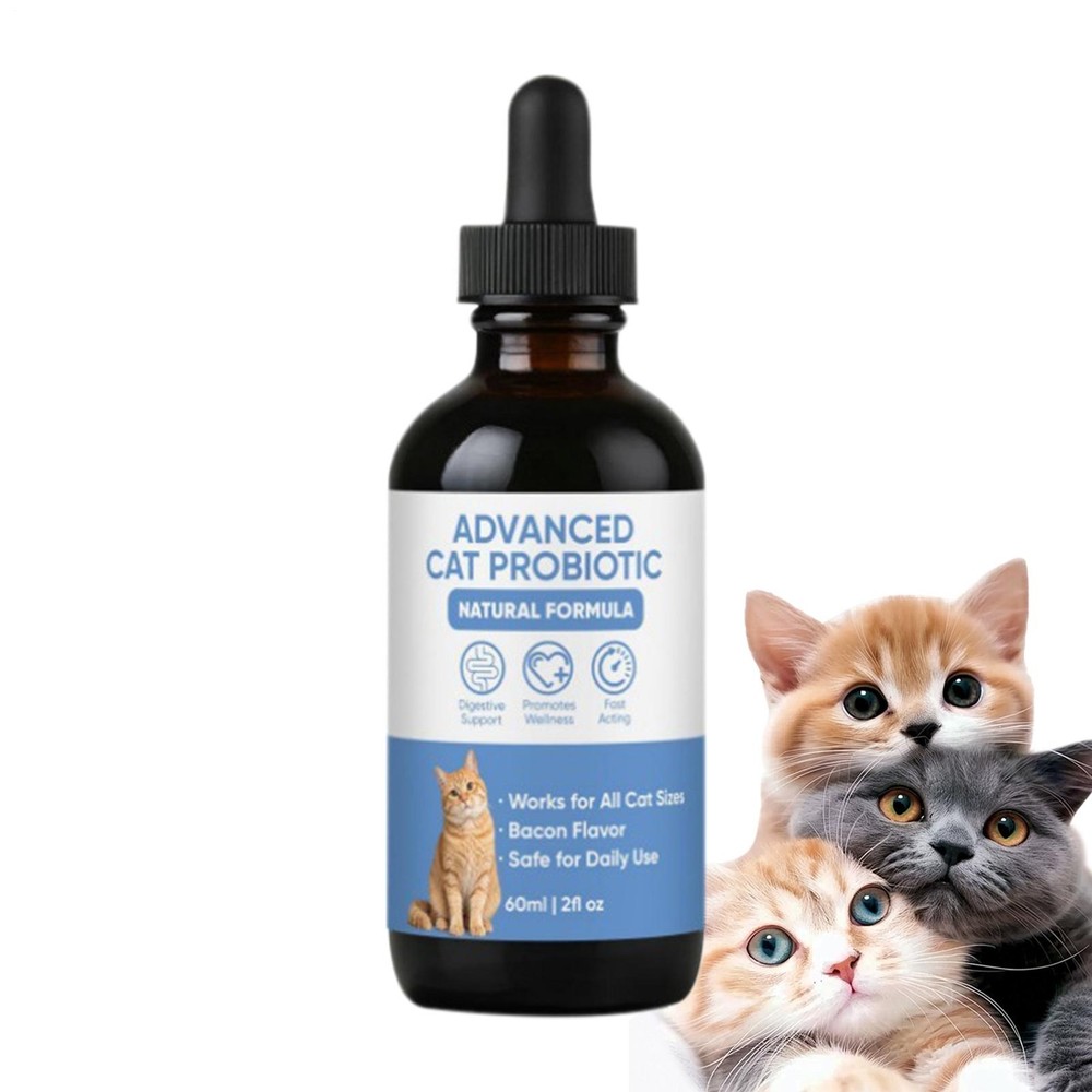 Advanced Cat Probiotic Drops – Digestive Support for Cats 60ml