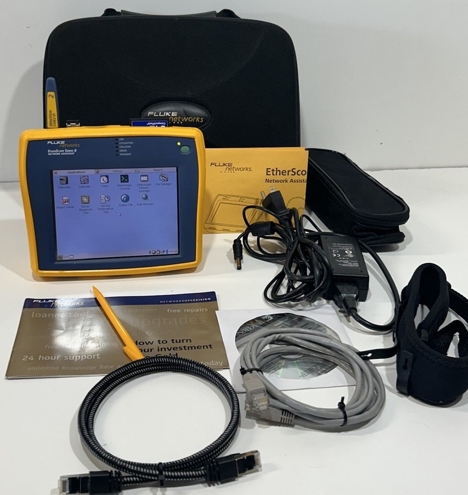 Fluke EtherScope Series II , Network Assistant ES2-PRO-I W/4 Options LAN,WAN EX.