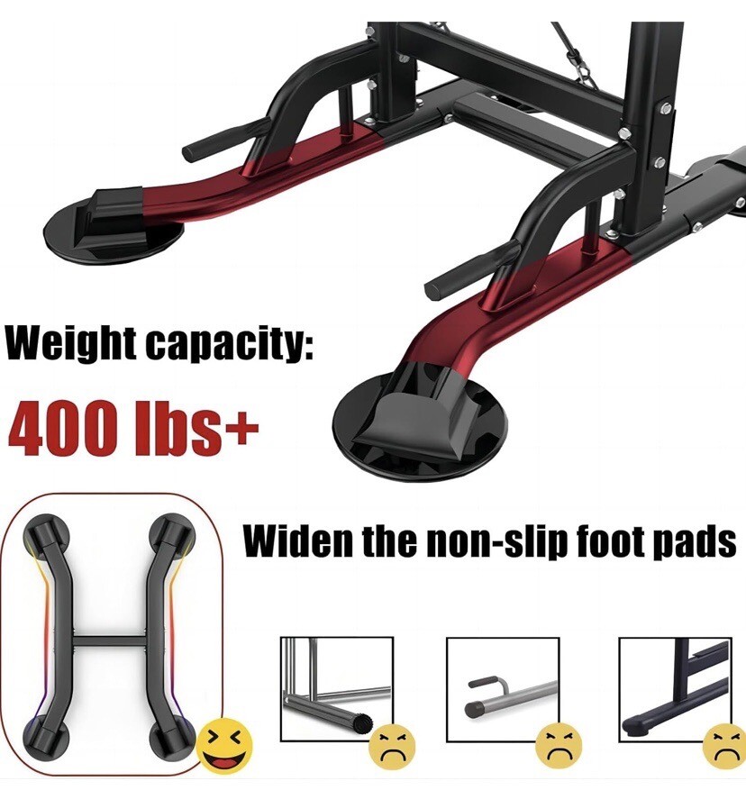 Tappio Power Tower Pull Up Bar for Home Gym, Multi-Function Pull Up