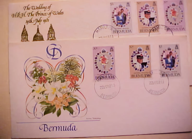 BERMUDA  FDC DIANA 1981