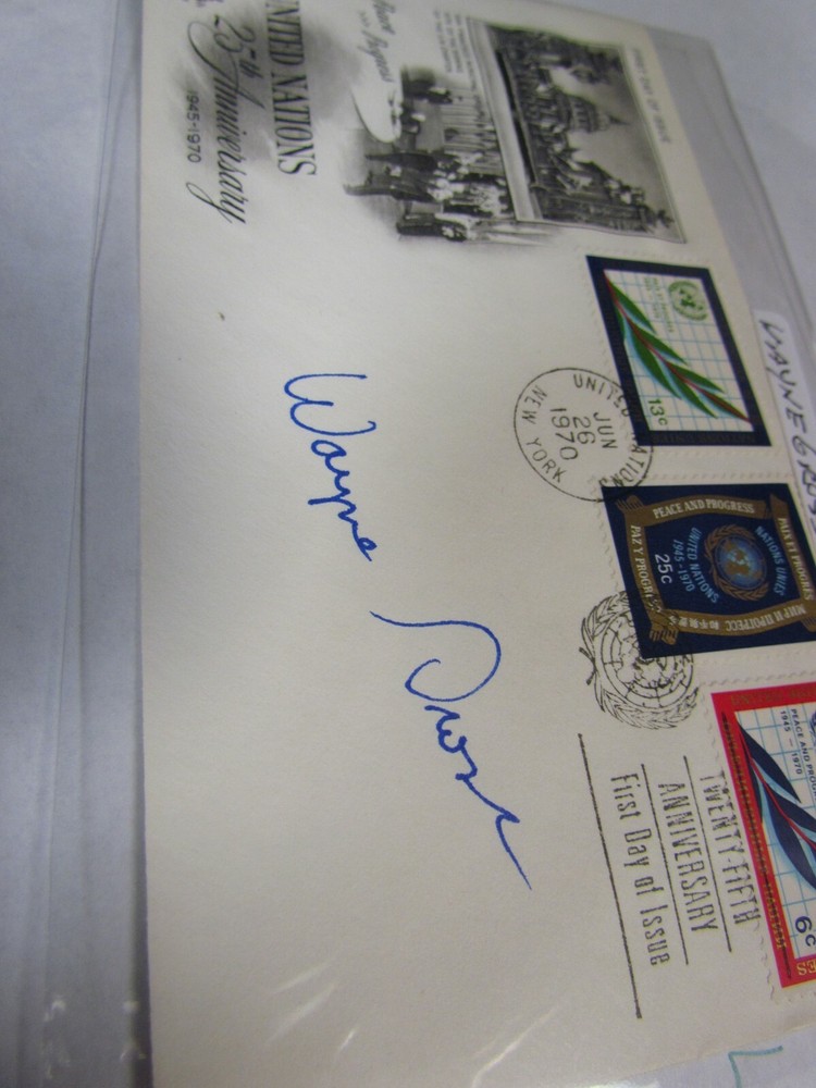 Wayne Gross Signed Autographed First Day Cover Envelope