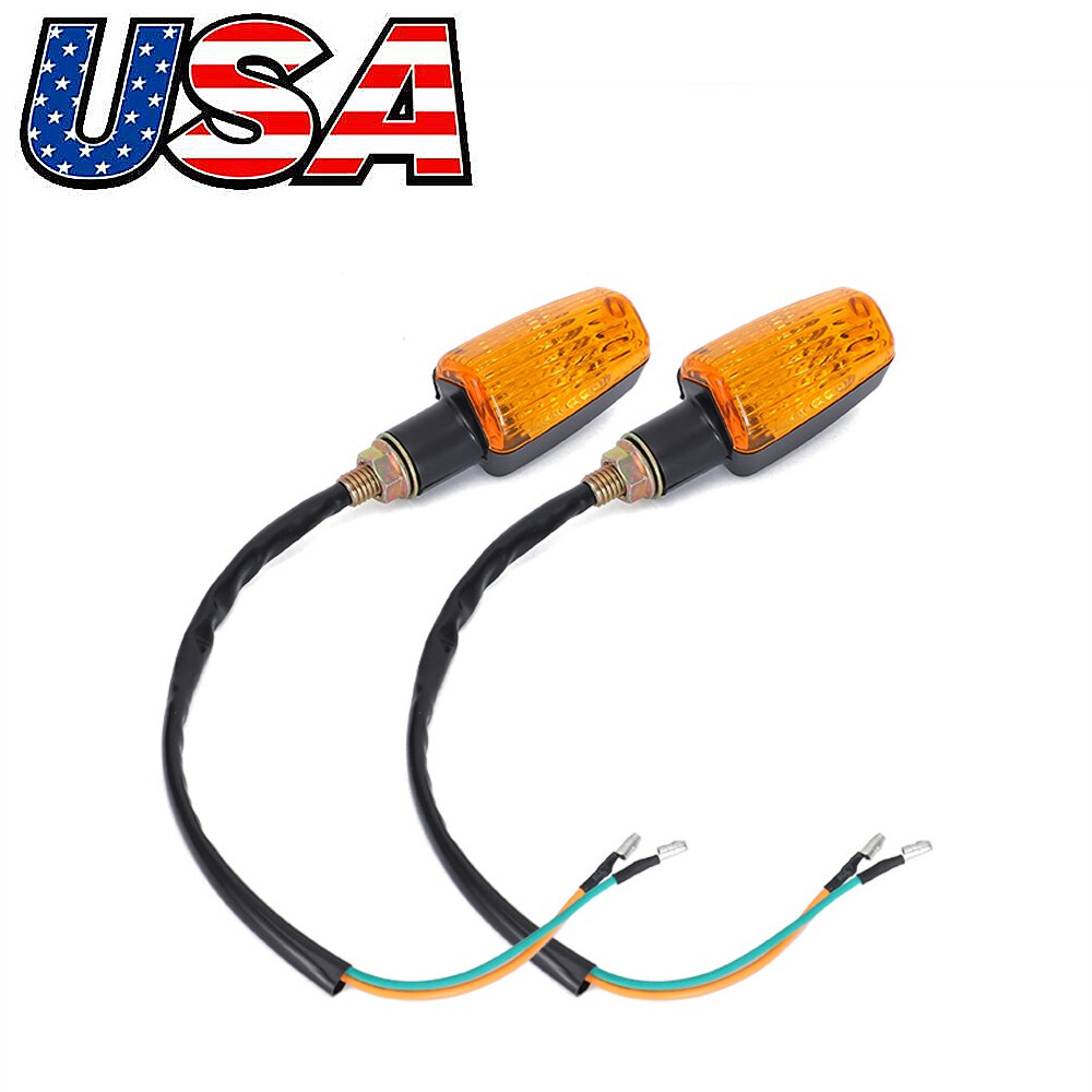 Front / Rear 6 Volt Turn Signal Light Blinker Indicator Universal Motorcycle