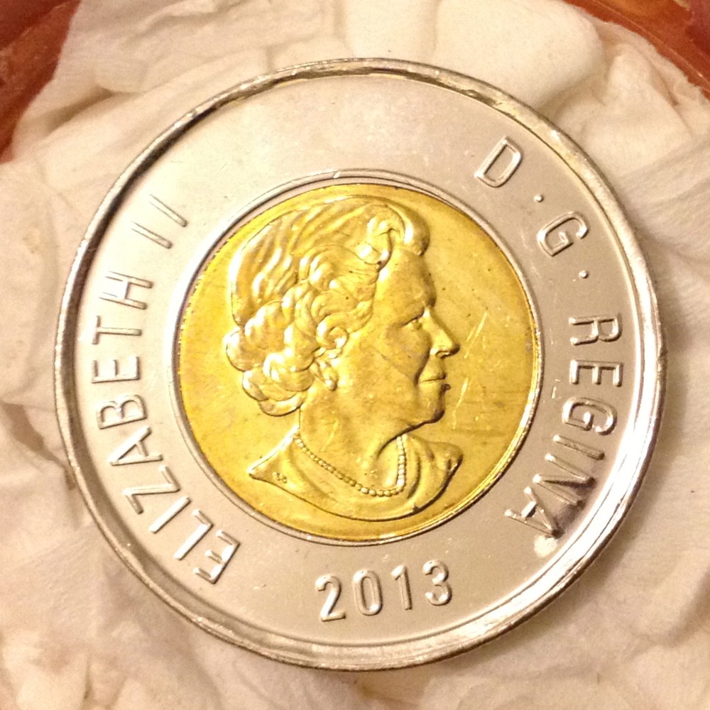 2013 Canada 2$ Dollar - UNCIRCULATED from Mint Roll 🇨🇦