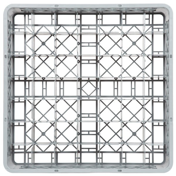 2 PACK Restaurant Dishwasher Full-Size Glass Rack with 49 Compartments