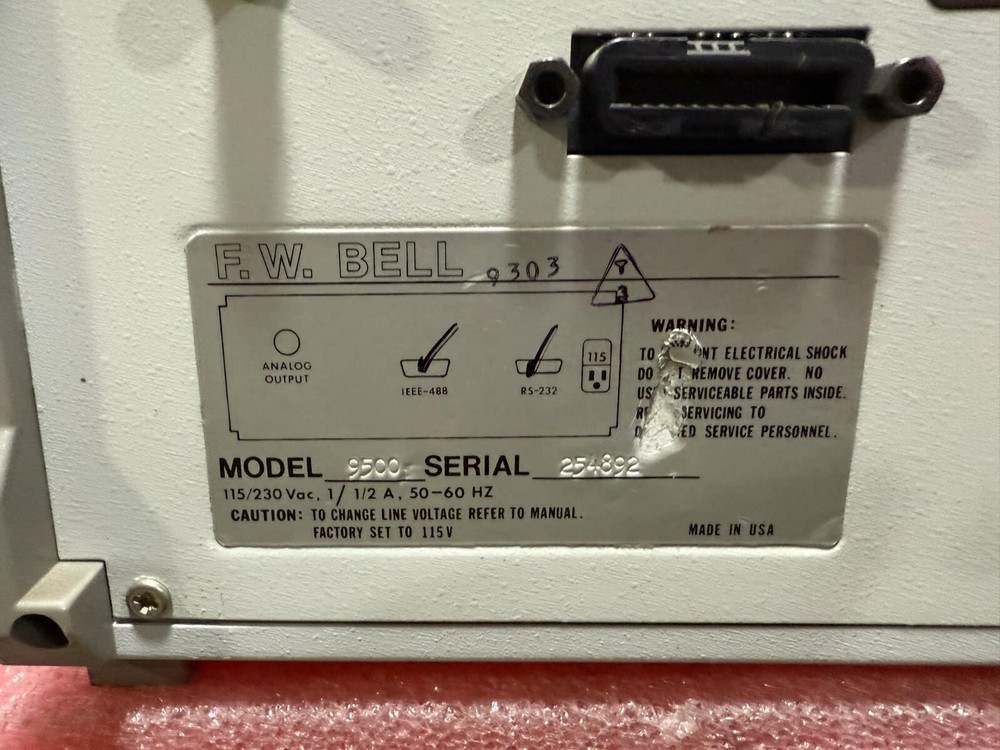 F.W. Bell Model 9500 Gaussmeter 9303
