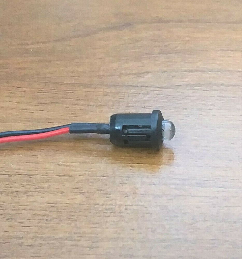 BBT 12 volt DC Amber LED Snap-In 3/8" Indicator Light