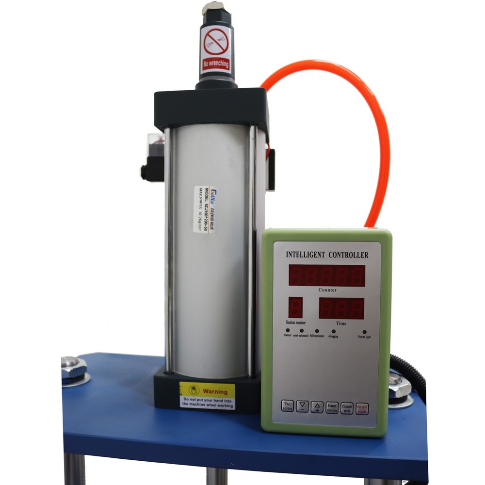 110V 1102lb/500kg Pneumatic Double-column Punch Press Machine with Controller