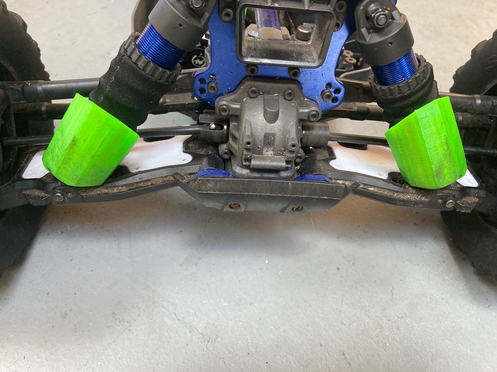 White Traxxas Sledge Arm Inserts (Set Of 4)