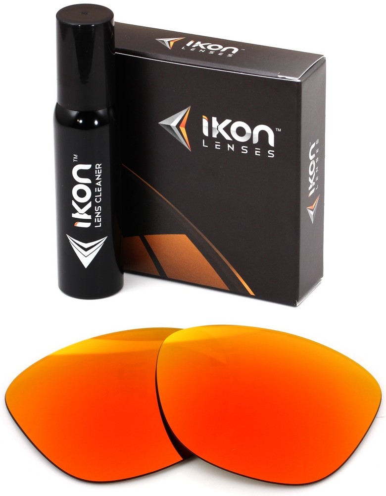 Polarized IKON Iridium Replacement Lenses For Oakley Frogskins Fire Mirror
