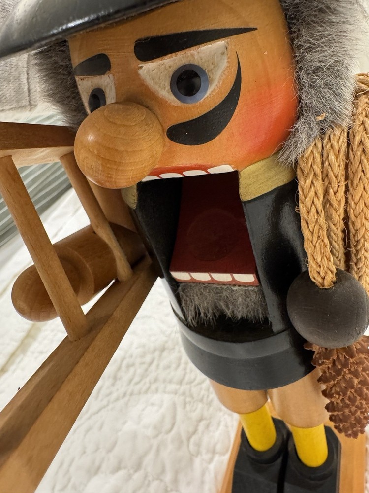 Steinbach (likely) Chimney Sweep Ladder Nutcracker 14.5 in Please Read