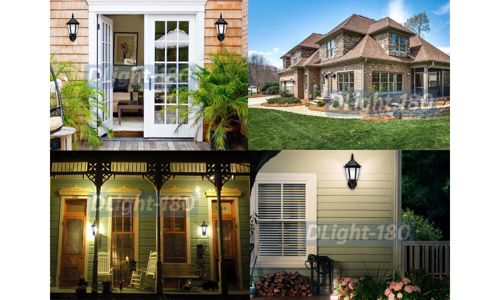 Advanced Outdoor 6-Panel Outdoor Wall Lantern Sconce