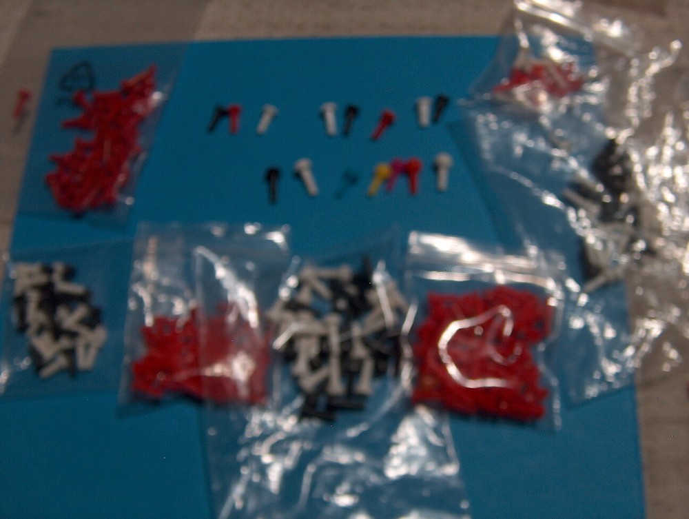 Mastermind Key Pegs White Red Black - You Pick -