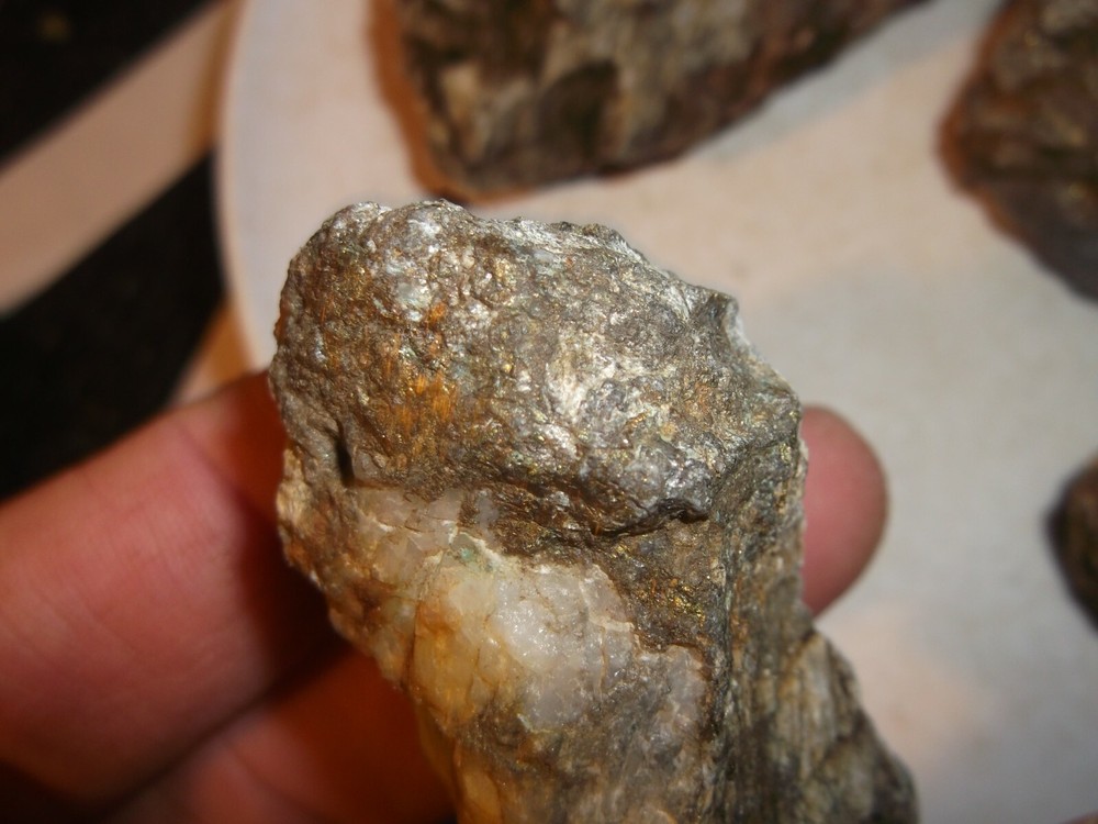 Gold, silver, copper, 454 grams samples ,ore high grade .