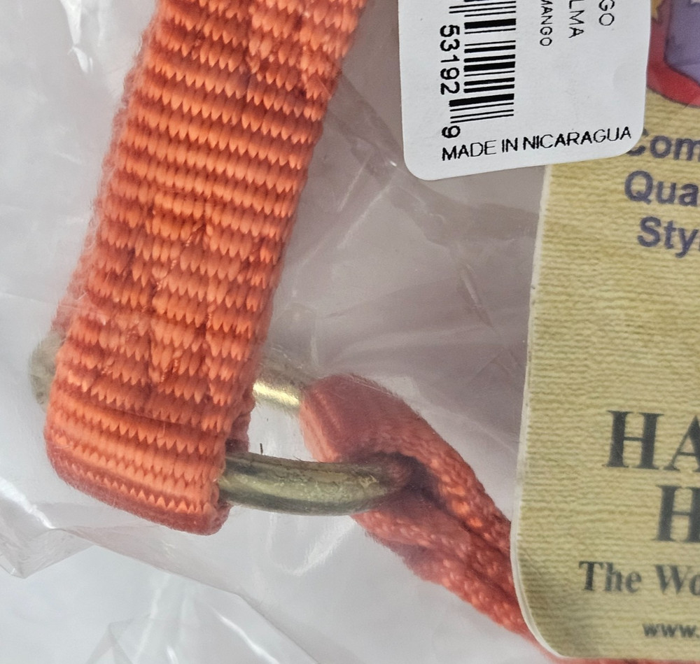 Hamilton Deluxe Nylon Solid Brass Horse Halter - Foal *MANGO* NWT