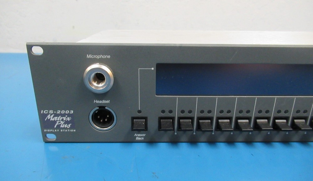 Clear-Com ICS-2003 Matrix Plus Display Station 4 Pair RS-422