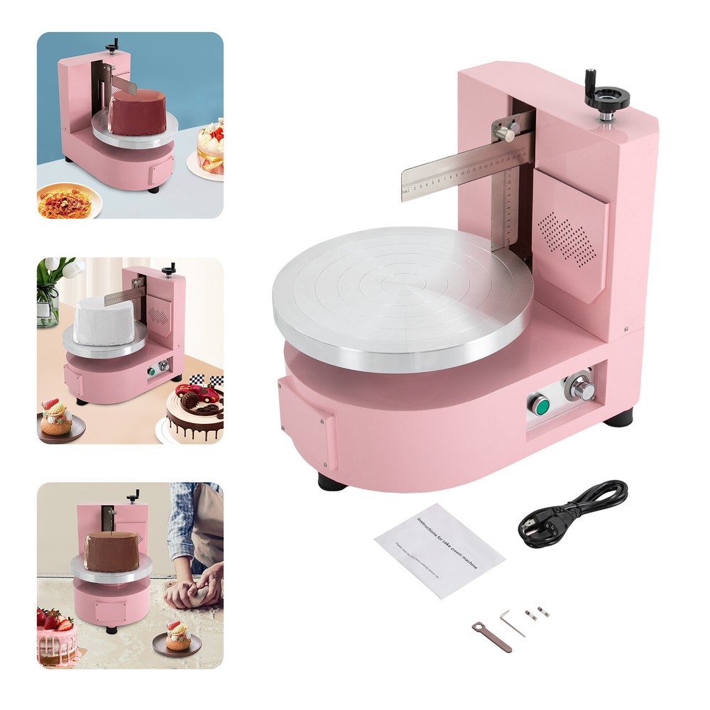 Automatic Cake Cream Spreading Coating Smearing Machine 110V Decorating Spreader