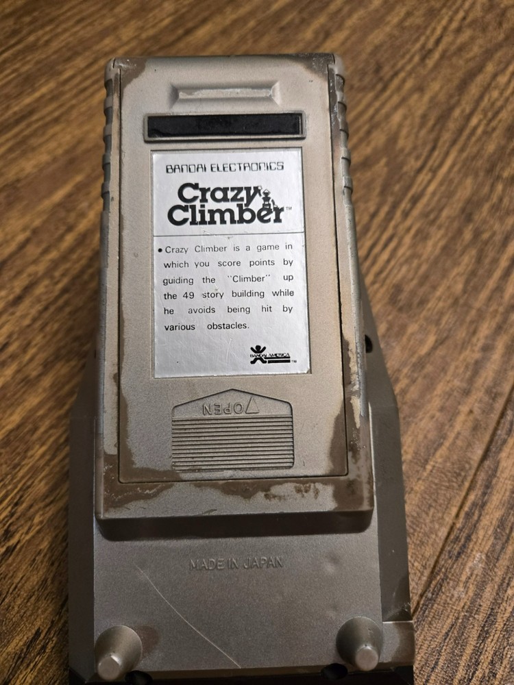 Bandai Electronics Crazy Climber Mini Arcade Game Tested & Working