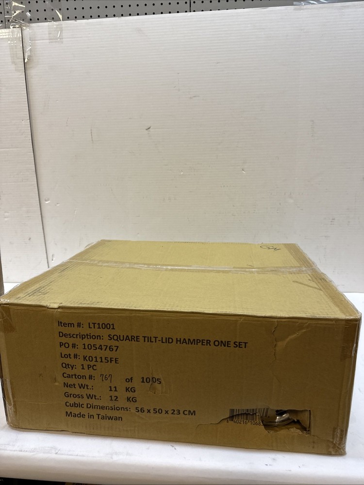 LT1001 LID HAMPER SQUARE TILT One Set