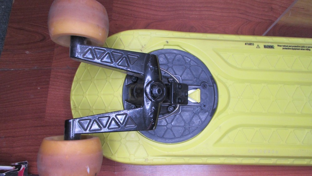 MORF Board transforming skateboard scooter set up no handle