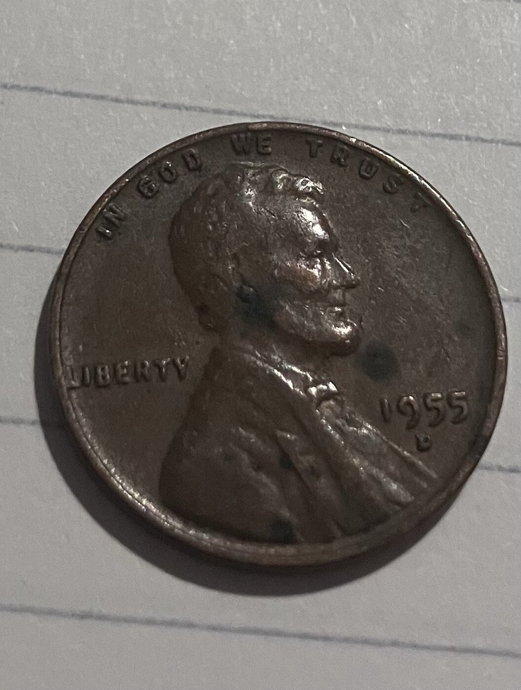 1955-D 1C BN Lincoln Cent