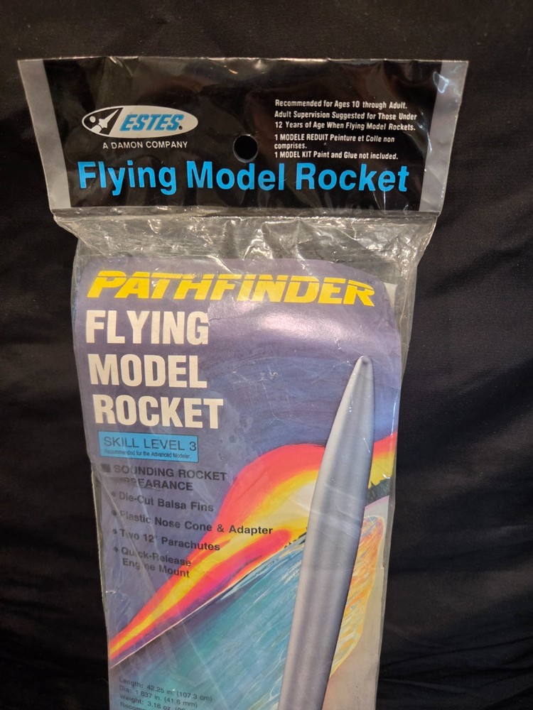 Estes Pathfinder Flying Model Rocket Skill Level 3 EST 1997