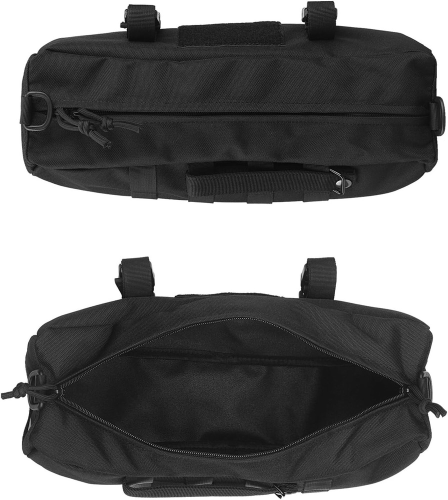 AMYIPO Tactical Pouch Multi-Purpose Large Capacity Increment Black (2 PCS)