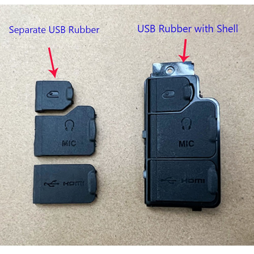 For Nikon D750 USB Leather USB Decorative Leather Replacement Camera Repair