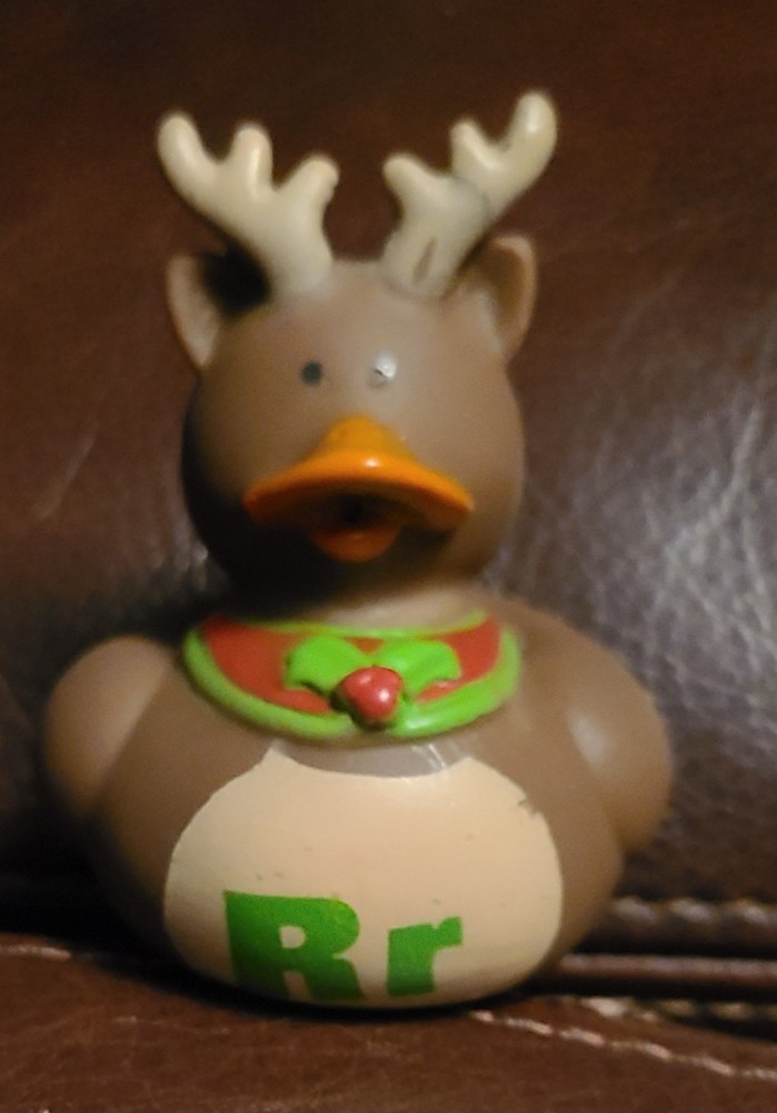 Rubber Duck Reindeer Alphabet R Jeep