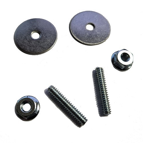 All Sales Replacement Chevy Billet Bowtie Stud / Nut Mounting Hardware Kit