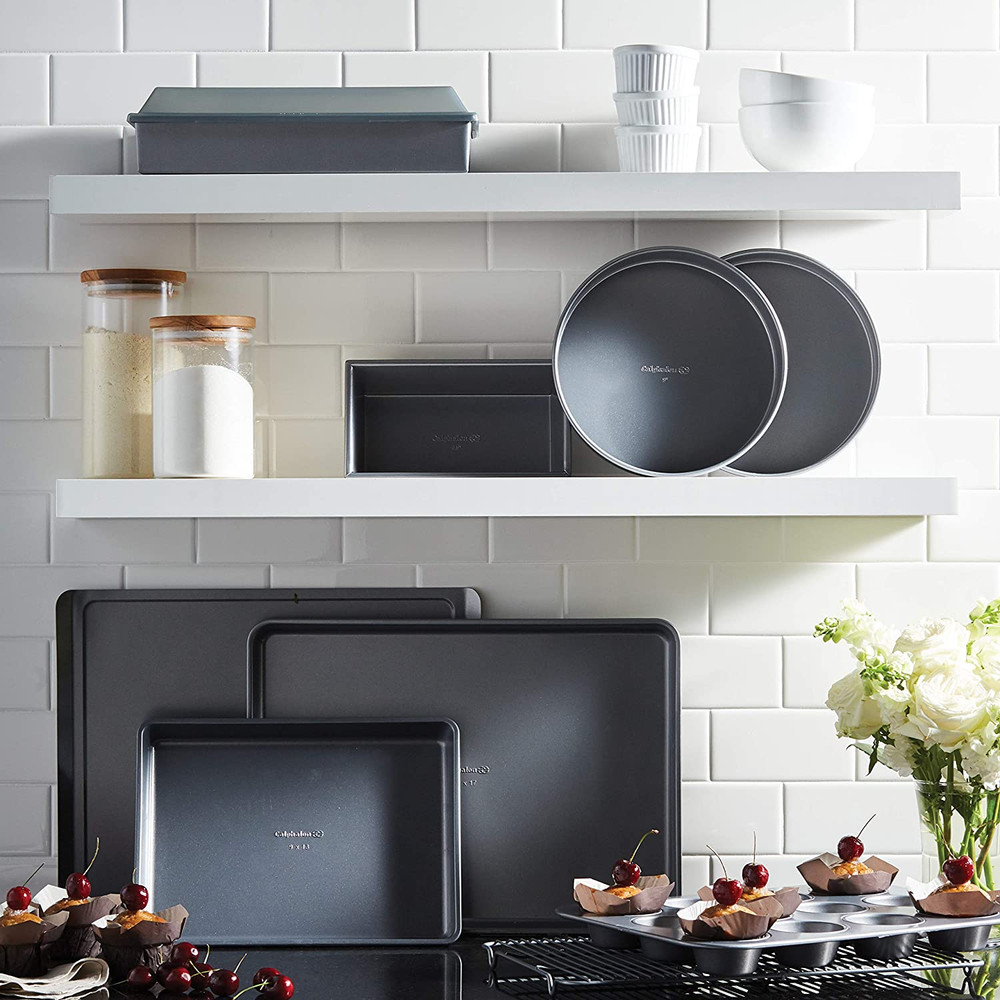 Calphalon 10-Piece Nonstick Bakeware Set Includes Baking Sheet Cookie Sheet Cake