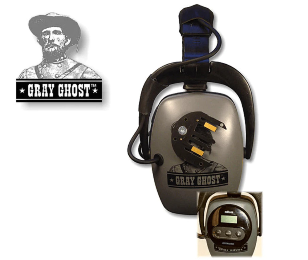 Detector Pro Gray Ghost® XP Headphones