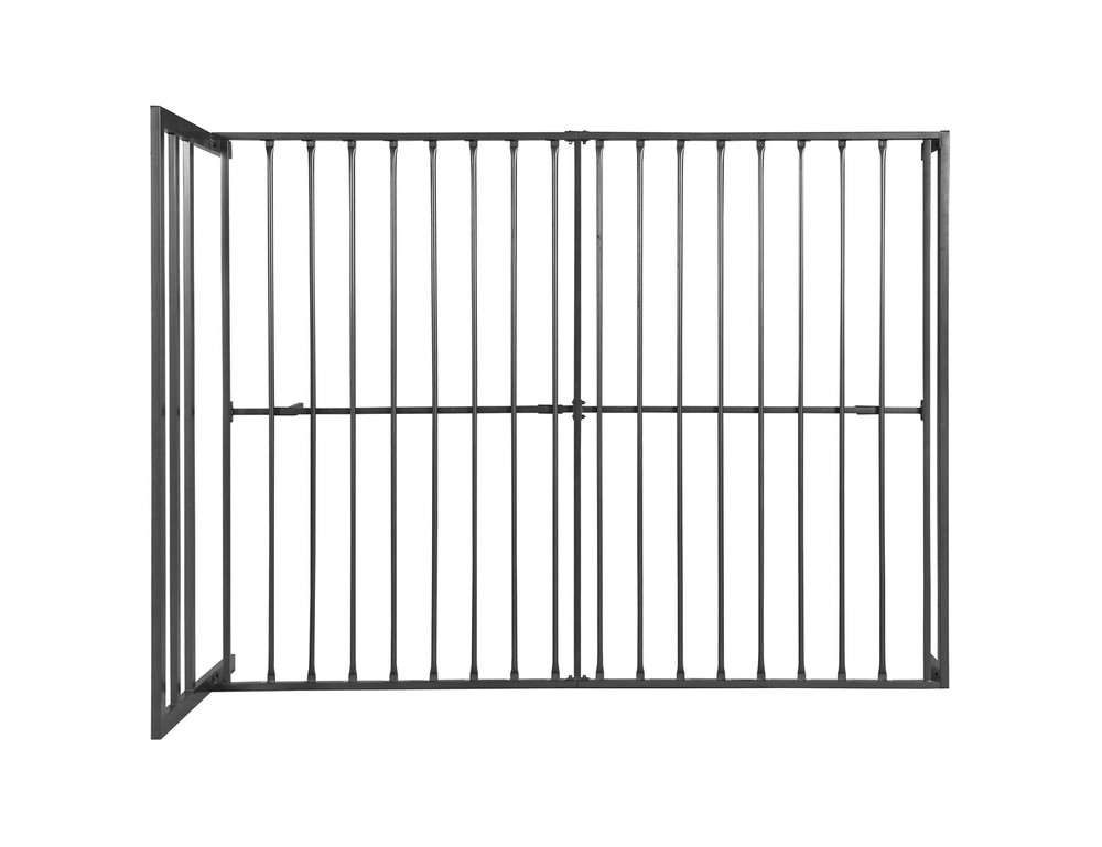 Modern Queen Size Bed Frame Metal Platform Bed Frame w/ Headboard Grey US